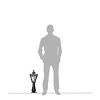 Victorian traditional cast iron pedestal light 0.6m (H009)
