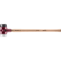 Halder Simplex soft-face sledge hammer, cast iron housing - Rubber composition / Superplastic