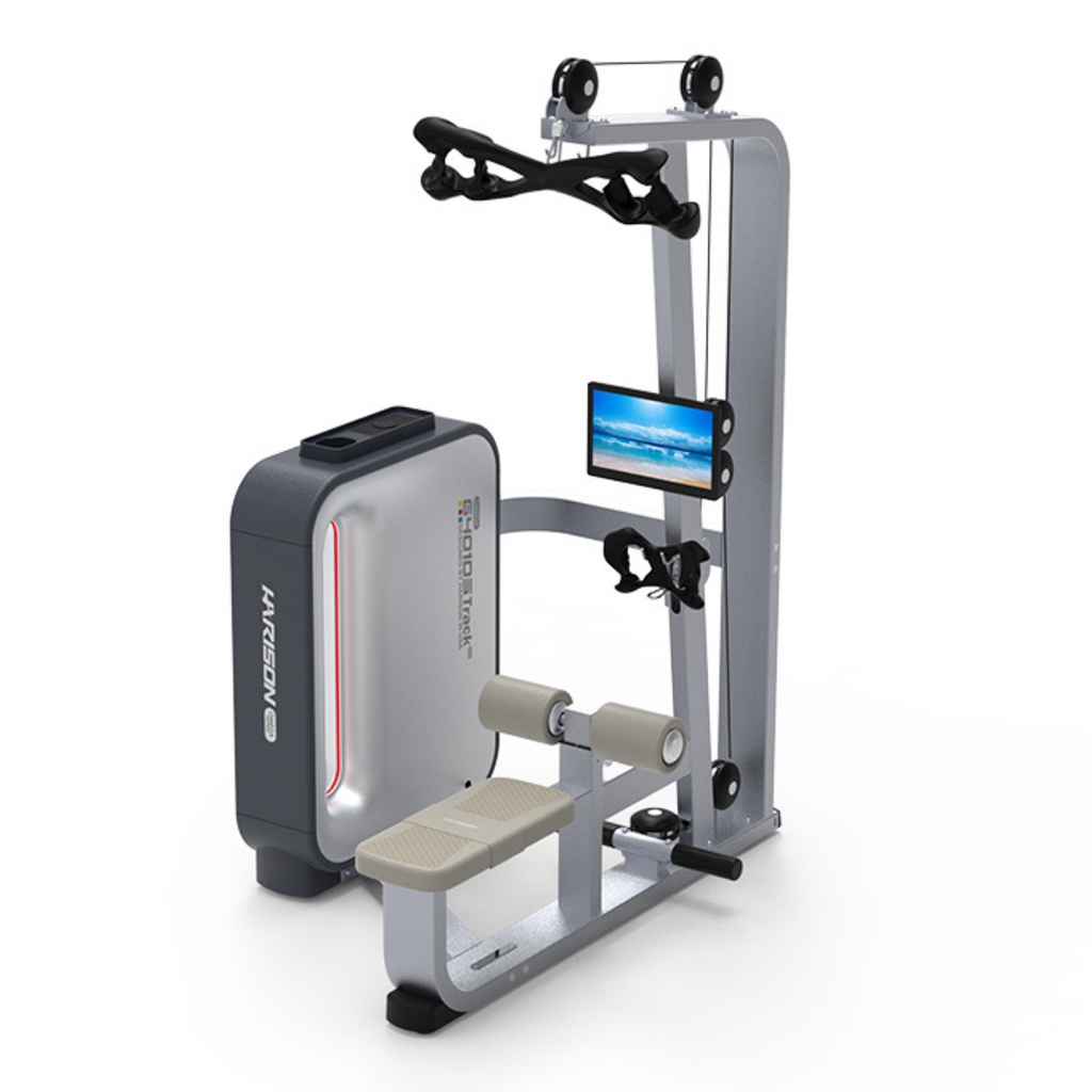 Harison Omega Series HR-G40105 Track Smart Digital Resistance Lat Pulldown and Seated Row - Dual Function