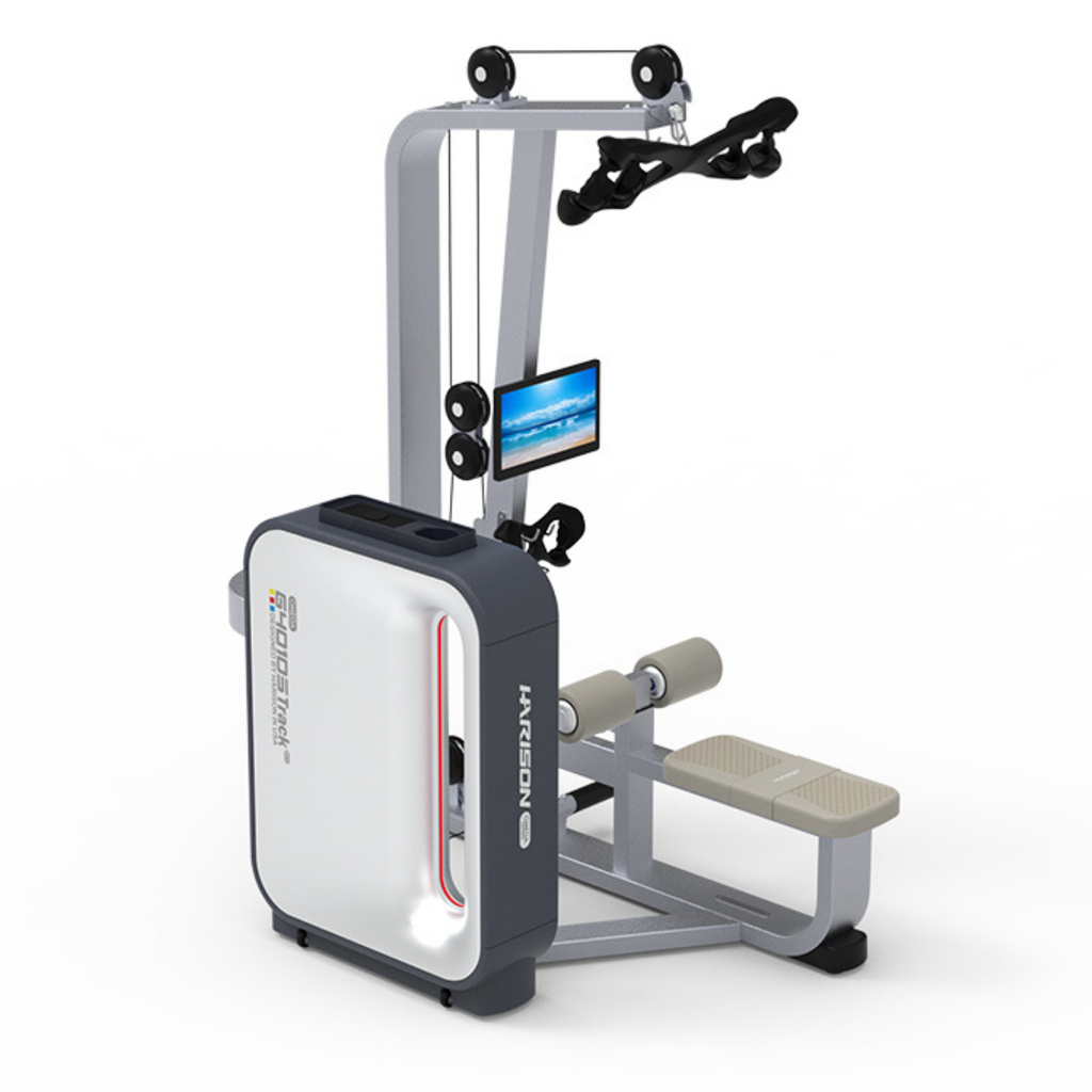 Harison Omega Series HR-G40105 Track Smart Digital Resistance Lat Pulldown and Seated Row - Dual Function