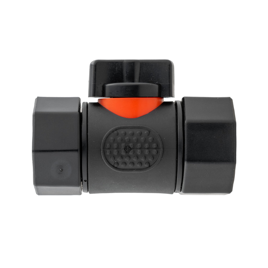 Water Butt Connector 3/4" BSP with In-Line BSPF Threaded Valve