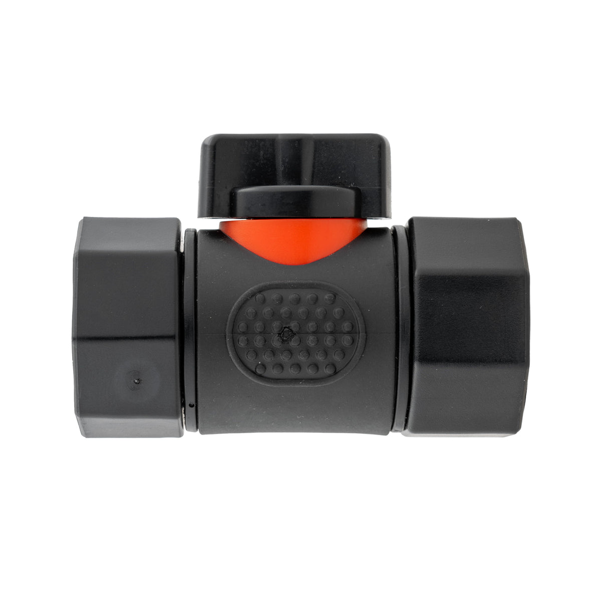 In-Line BSPF Valve with 2 x 25mm Brass Barb Connectors