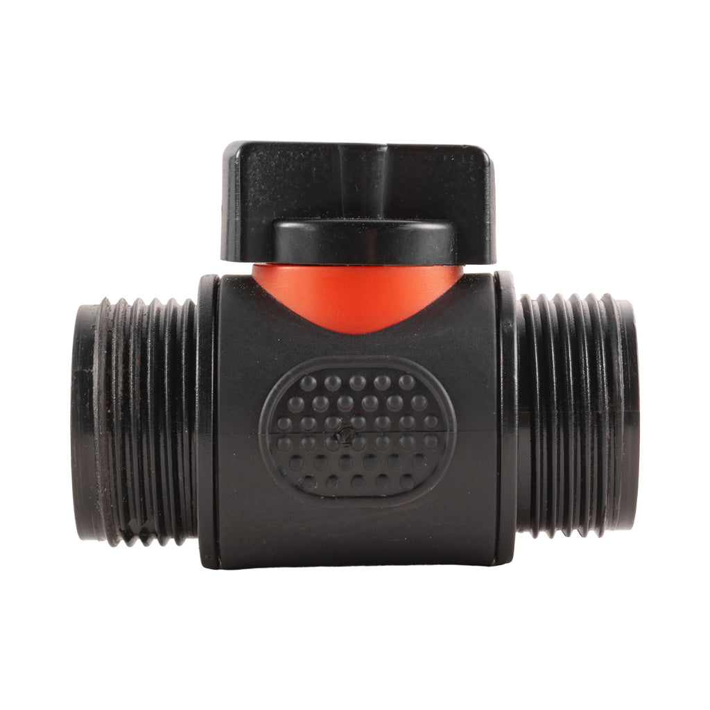 In-Line BSPM Valve with 2 x 19mm Brass Barb Connectors