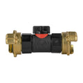 In-Line BSPF Valve with 2 x Geka Type Connectors
