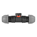 In-Line BSPM Valve with 2 x 20mm MDPE Straight Connectors