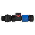 Water Butt Connector 3/4" BSP with BSPF-Quick Connect Valve & Hose Connector 3/4" BSPF