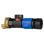 Geka Type Connector with BSPF-Quick Connect Valve & Hose Connector 3/4" BSPF