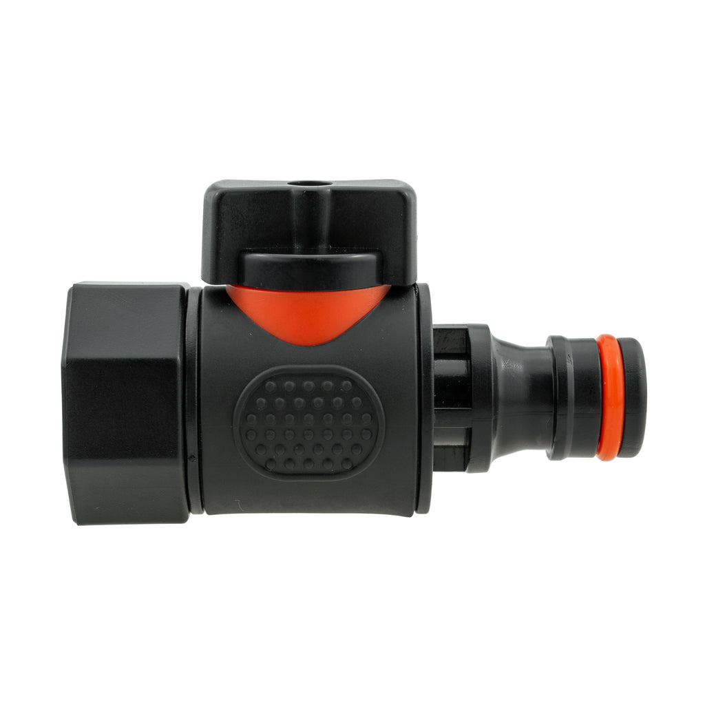 IBC 2” S60X6 Cap with BSPF Thread-Quick Connect Male Valve and Hose Connector Lock