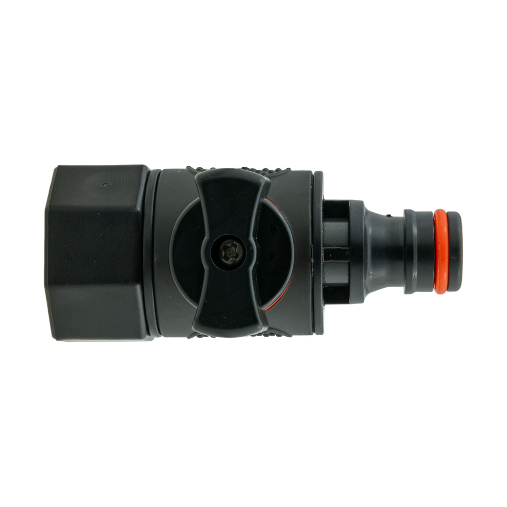 BSPF-Quick Connect Male Valve with 2 x Hose Connectors 3/4" BSPM