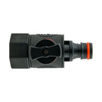 Water Butt Connector 3/4" BSP with BSPF-Quick Connect Valve & Hose Connector 3/4" BSPM