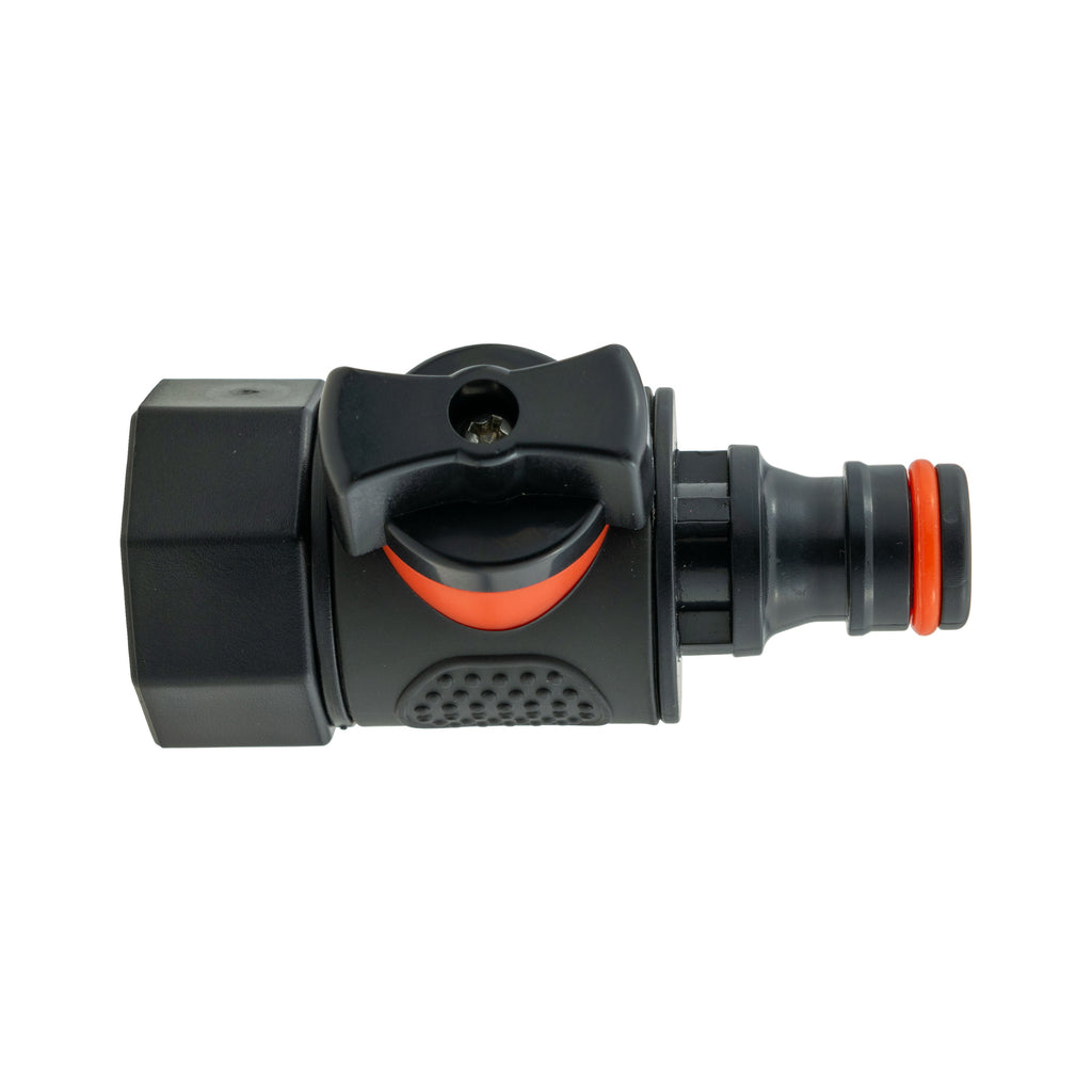 Hose Connector Blue with BSPF- Quick Connect Valve & Hose Connector Lock