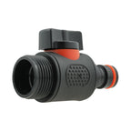 In Line Soft Touch Valve 3/4" BSPM to Male Black