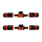 Cost Wise Snap On Male-Male In Line Valve Kit Black/Orange