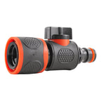 In Line Soft Touch Valve Snap-On Female To Male Black