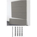 StoreWall | 4′ Heavy Duty Slatwall (4pcs) + Installstrips