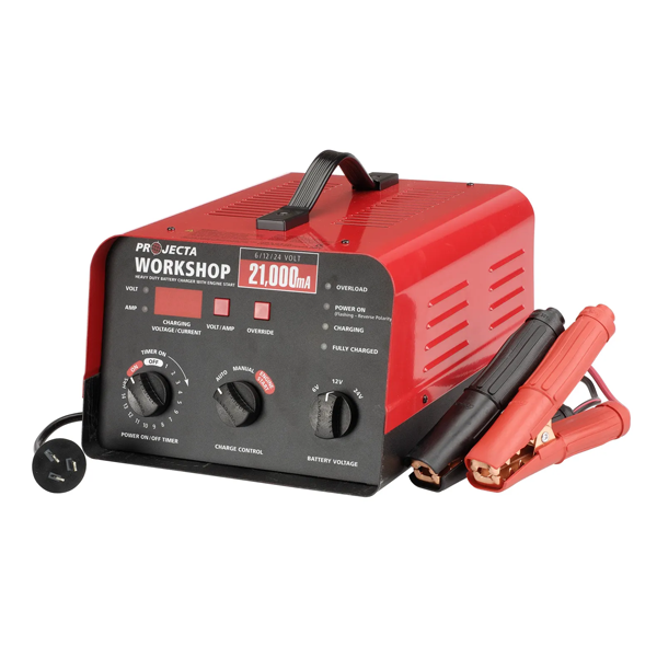 Projecta 6/12/24V 21A 2 Stage Heavy Duty Battery Charger HDBC35