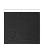 Hex PVC Rubber Mats - Black 1.5m Wide - Sold By The Metre