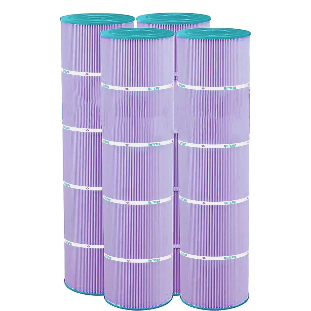 Replacement Cartridge by Hurricane for Hayward SwimClear C2025 Platinum Purple (4PK)