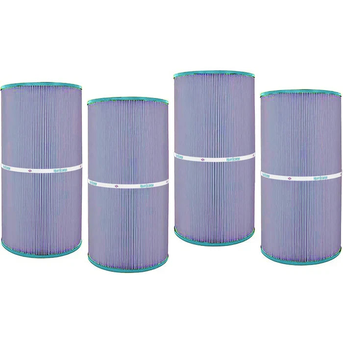Replacement Cartridge by Hurricane for Pentair Clean & Clear Plus 240, Hayward SwimClear C2025 Platinum Purple (4PK)