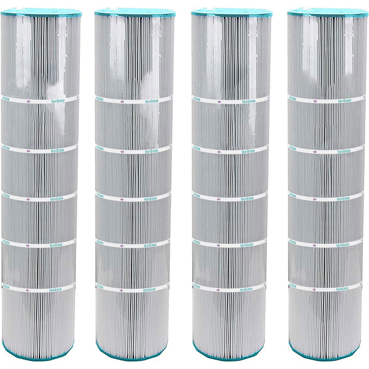Hurricane C-7472 4 Pack Replacement Pool Filter Cartridges for Pentair Clean & Clear Plus 520 CCP520 Waterway Crystal Water 525