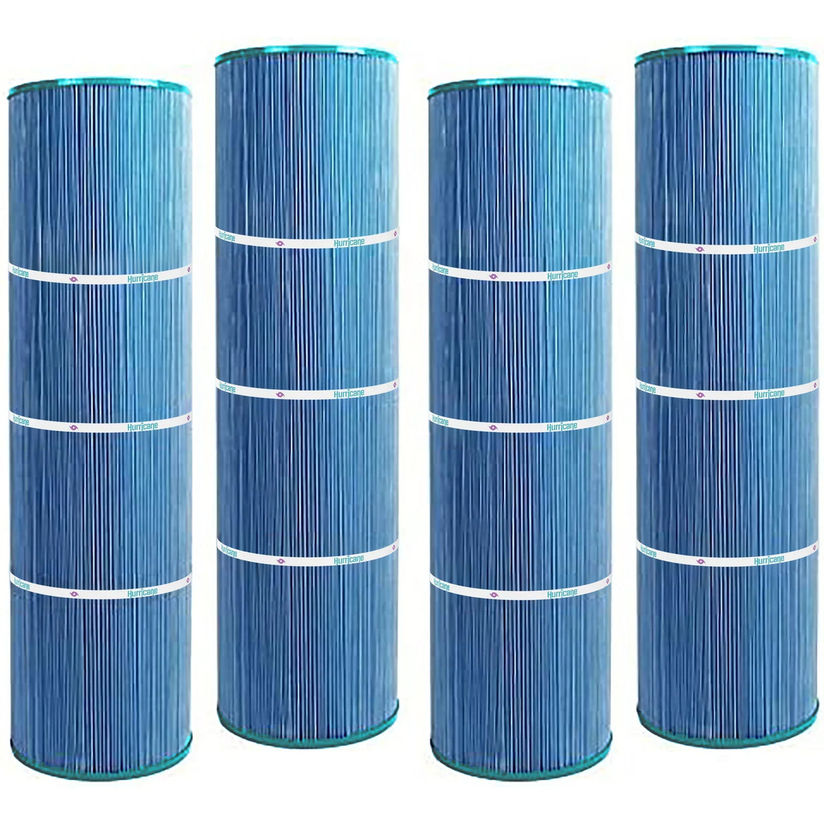 Replacement Cartridge by Hurricane for Hayward Super Star-Clear C4500, Pentair Purex CF105 Elite Aseptic (4PK)