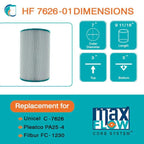 Replacement Cartridge by Hurricane for Hayward Star-Clear C250
