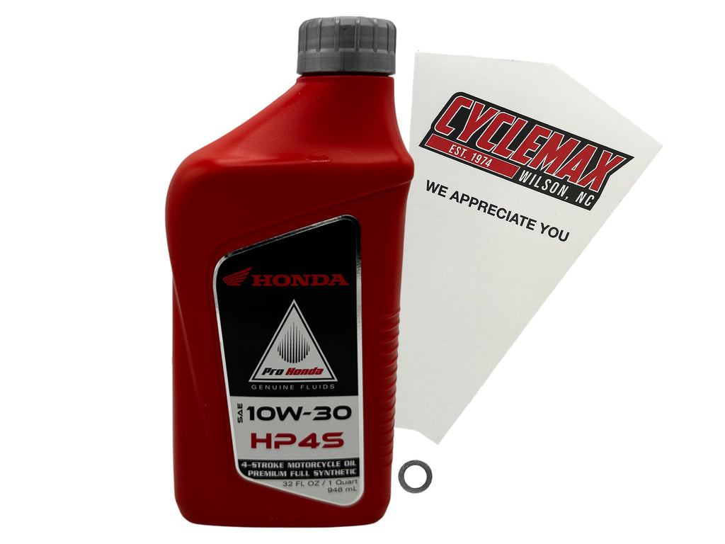 Honda HP4S Full Synthetic Oil Change Kit for 2004-2025 CRF50F
