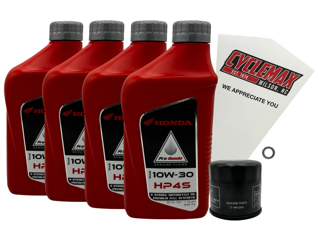 Honda HP4S Full Synthetic Oil Change Kit for 2018-2025 CB1000R