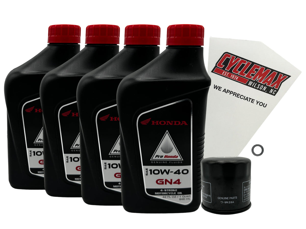 Honda GN4 Standard 10W-40 Oil Change Kit for 2018-2025 CB1000R