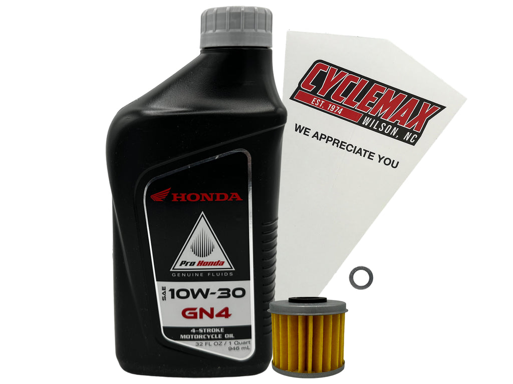 Honda GN4 Standard 10W-30 Oil Change Kit for 2018-2025 MONTESO 4RT