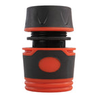 Water Butt Connector 3/4" BSP with BSPF-Quick Connect Valve & Hose Connector Black Soft