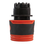 19mm Brass Barb with BSPF-Quick Connect Valve & Hose Connector Black Soft