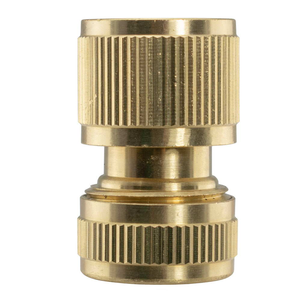 Water Butt Connector 3/4" BSP with BSPF-Quick Connect Valve & Hose Connector Brass