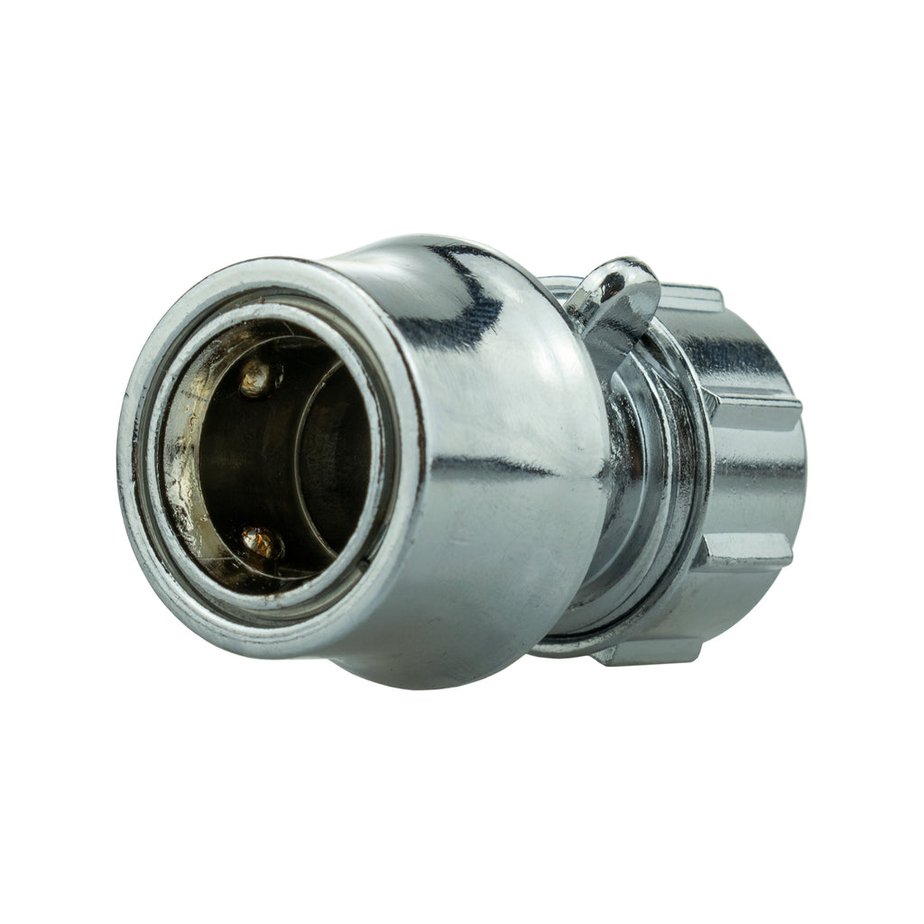 19mm Brass Barb with BSPF-Quick Connect Valve & Hose Connector Zinc