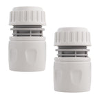 Female Hose Connector, 1/2" or 5/8" Hose,Gray