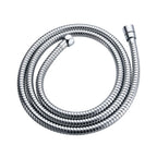 VeeBath Essentials Flexible Stainless Steel Shower Hose - Chrome