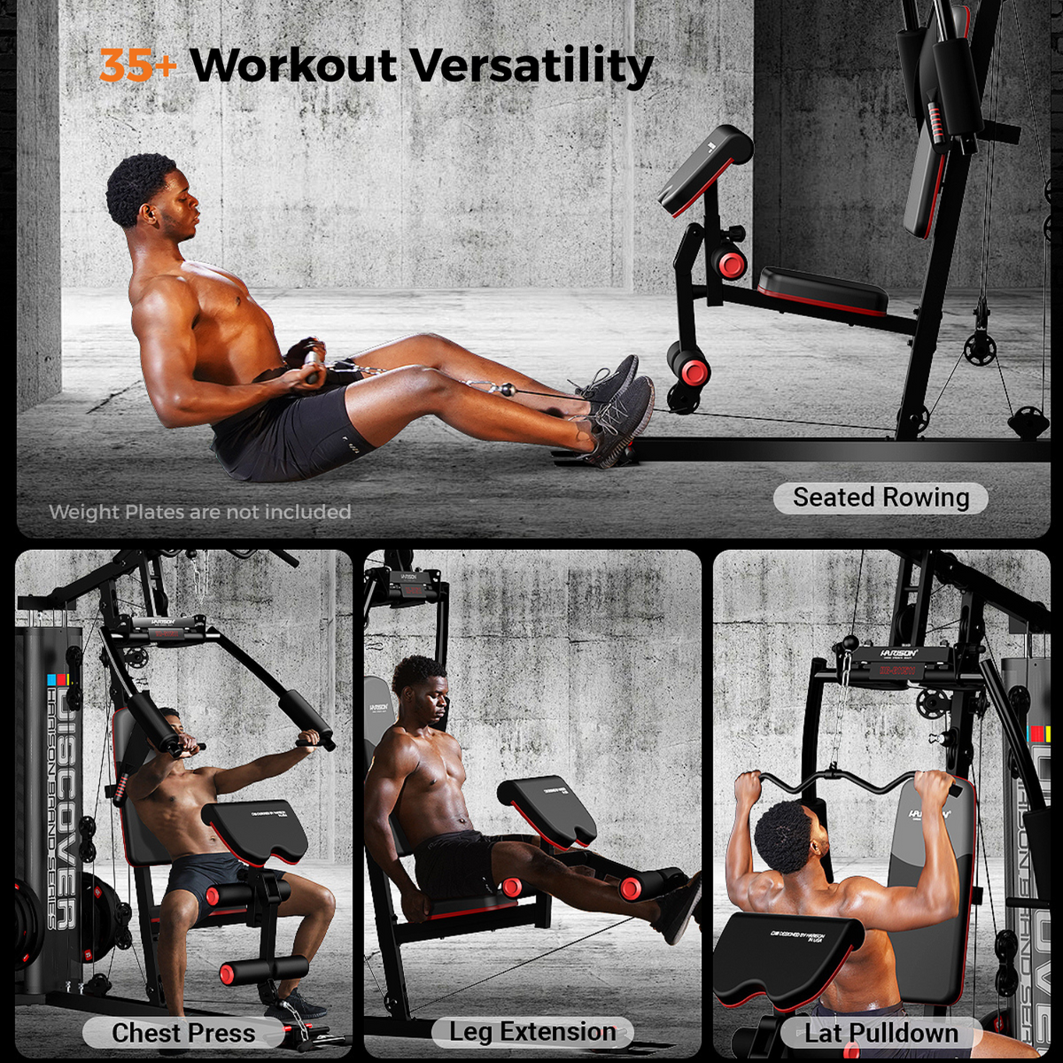 Harsion HR-G11511 Multi Station Gym Plate Loaded