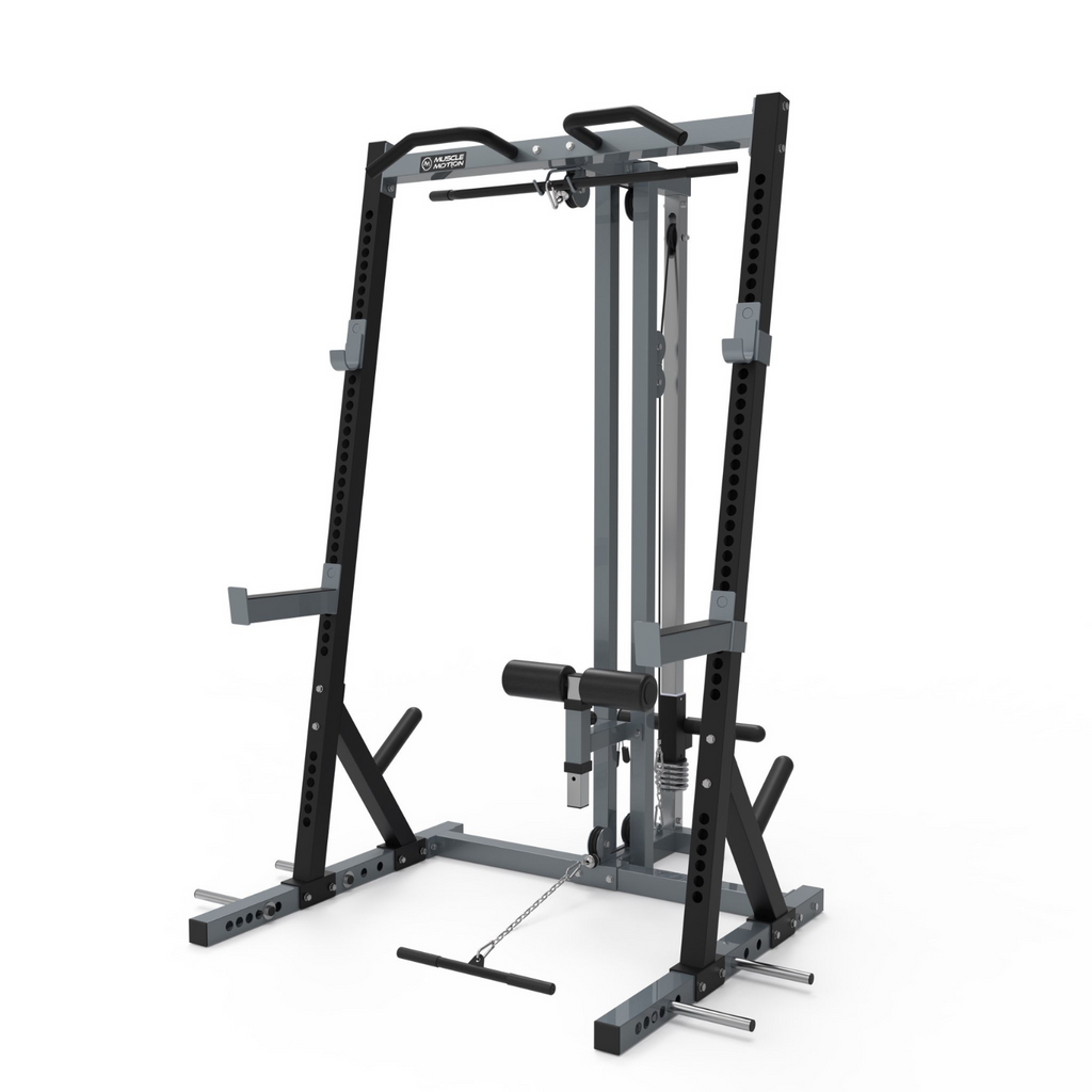 Muscle Motion Half Rack with High Low pulley (Rating Certified)
