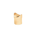 CRL Polished Brass Coped Perpendicular Collar for 2" Tubing - HR20CCPB
