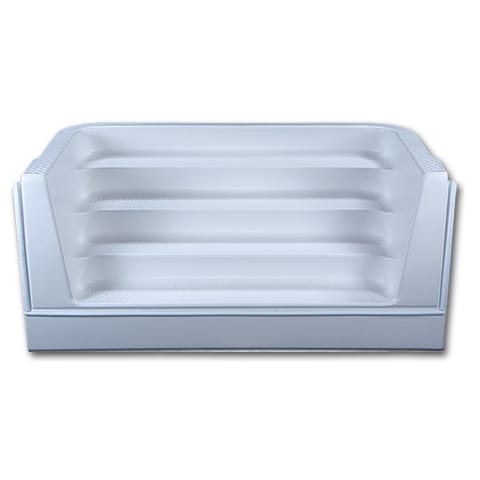 Included Thermoplastic Steps - White