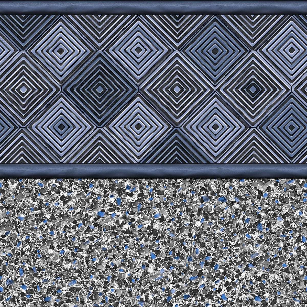 Harlow Ocean Midnight 30 Mil Inground Pool Liner