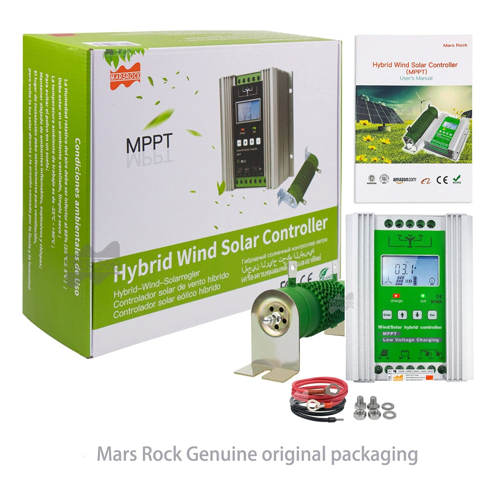 MarsRock 600w Turbine | 12/24v | MPPT Controller