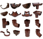 Gutter and Downpipe - Brown Round