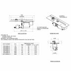 HPC Fire Linear Torpedo Flat Fire Pit Kit (Hi/Lo Electronic Ignition)