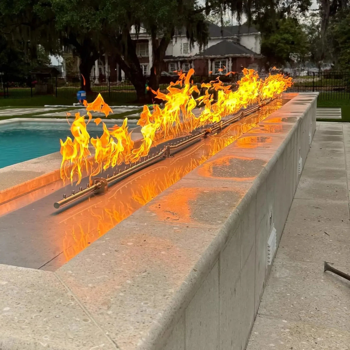 HPC Fire Linear Torpedo Flat Fire Pit Kit (Hi/Lo Electronic Ignition)