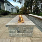 HPC Fire Linear Torpedo Flat Fire Pit Kit (Hi/Lo Electronic Ignition)