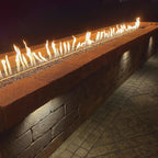 HPC Fire Linear Flat Interlink Torpedo Fire Pit Kit (On/Off Electronic Ignition)