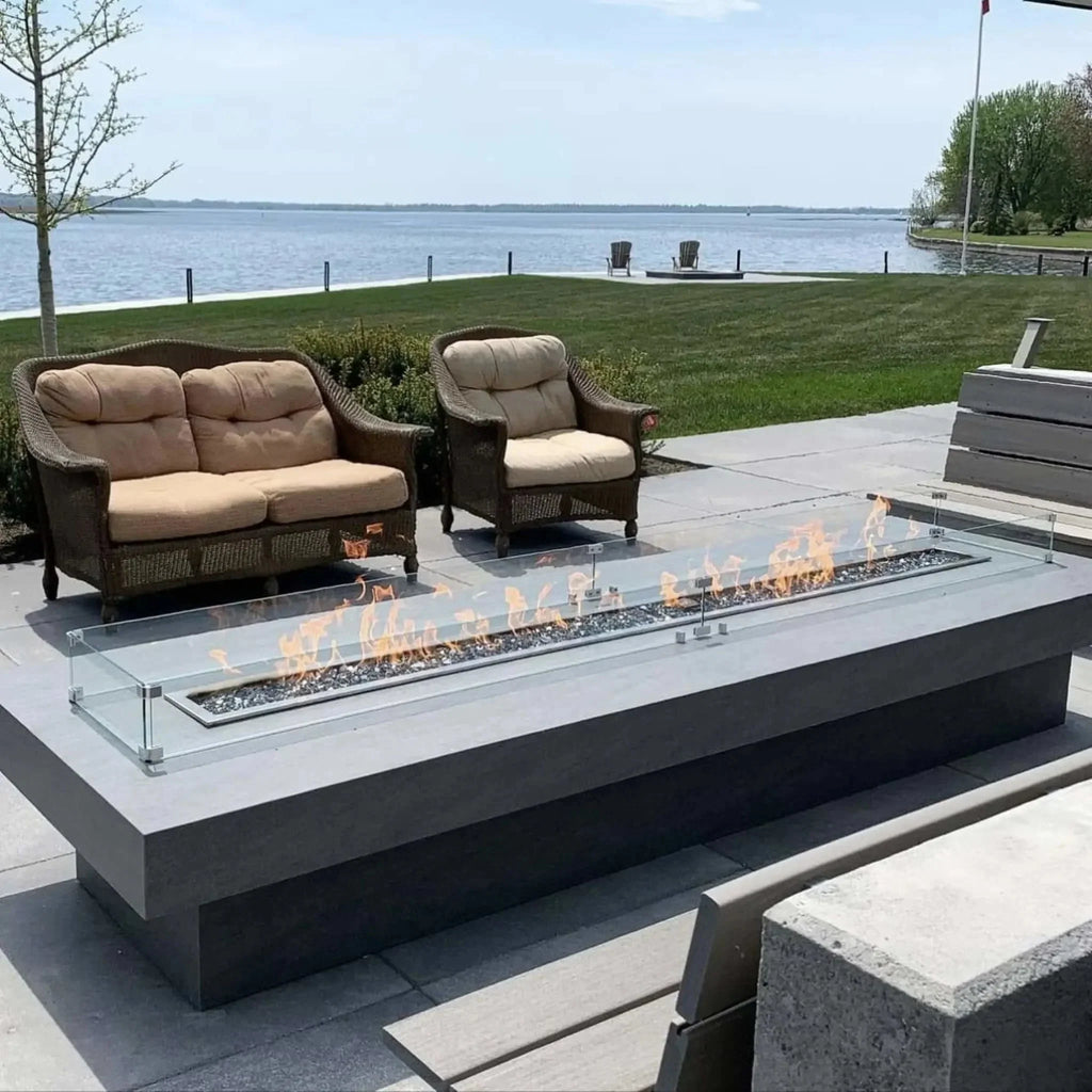 HPC Fire Linear Trough Torpedo Fire Pit Kit (Hi/Lo Electronic Ignition)