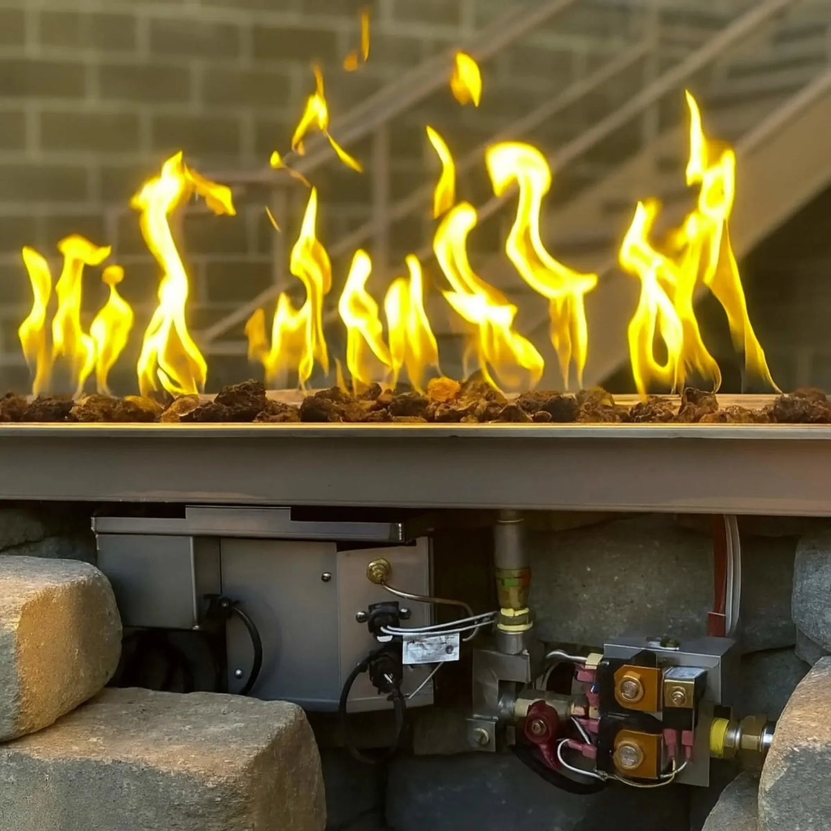 HPC Fire Linear Trough Torpedo Fire Pit Kit (Hi/Lo Electronic Ignition)