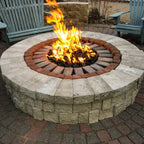 HPC Fire Round Flat Fire Pit Burner Kit (Hi/Lo Electronic Ignition)